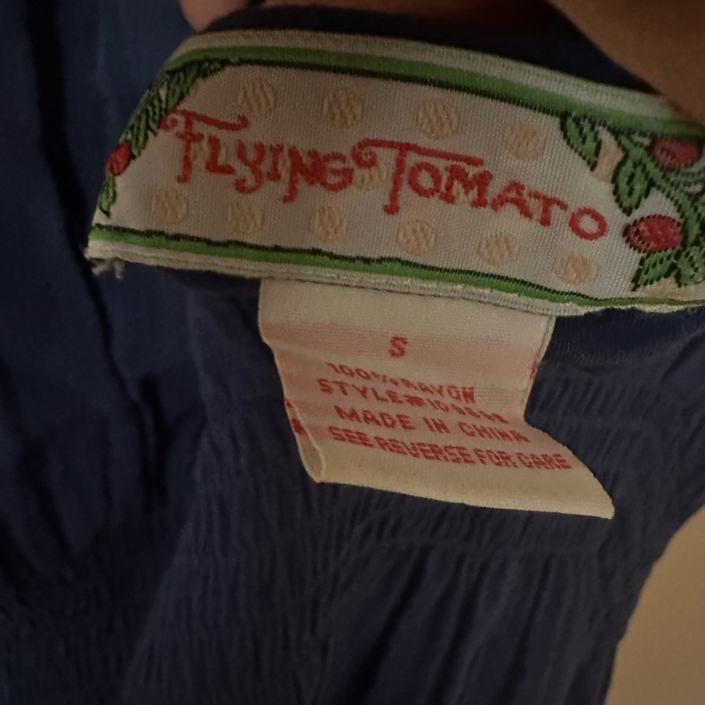 Flying Tomato Blue Dress - Picture 4 of 4